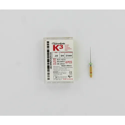 KERR ENDO K3 NI-TI FILES .04 21mm NR.25 (6st)