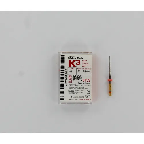 KERR ENDO K3 NI-TI FILES .06 25mm NR.40 (6st)