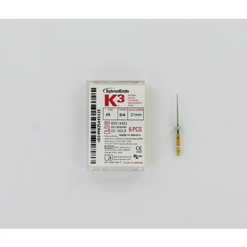 KERR ENDO K3 NI-TI FILES .04 21mm NR.45 (6st)