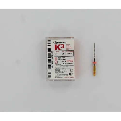 KERR ENDO K3 NI-TI FILES .06 25mm NR.50 (6st)