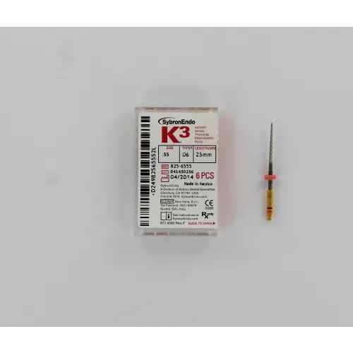 KERR ENDO K3 NI-TI FILES .06 25mm NR.55 (6st)