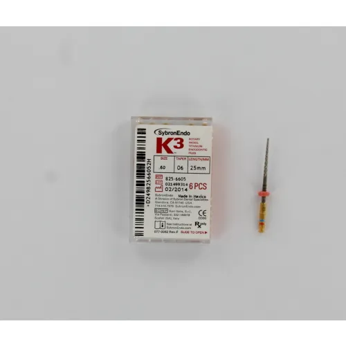 KERR ENDO K3 NI-TI FILES .06 25mm NR.60 (6st)