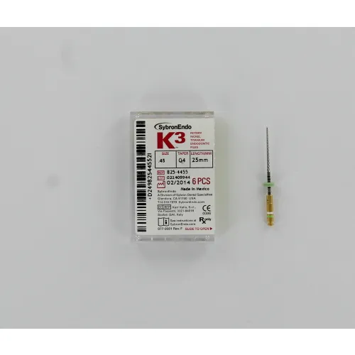 SYBRON-ENDO K3 NI-TI FILES .04 25mm NR.45 (6st)