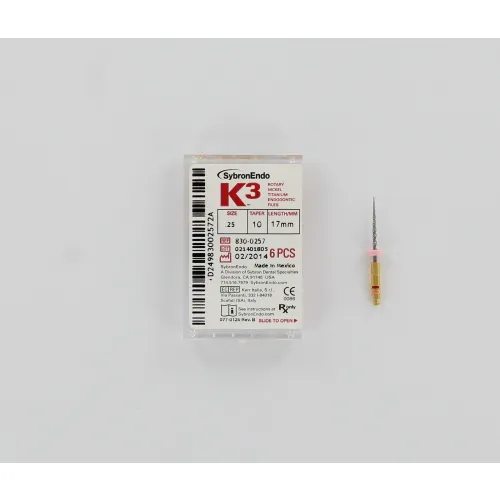 KERR ENDO K3 NI-TI FILES .10 17mm NR.25 (6st)