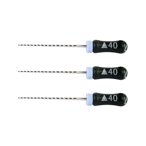 MAILLEFER READY STEEL K-REAMERS 21mm NR.40 STERIEL ZWART (6st)