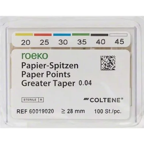 ROEKO PAPER POINTS GREATER TAPER .04 NR.30 BLAUW (100st)