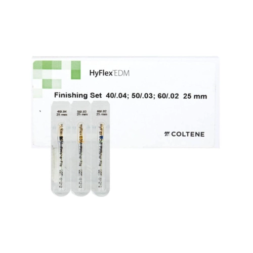 COLTENE ENDO HYFLEX EDM FINISHING FILES SET 25mm (3st/40/.04; 50/.03; 60/.02)