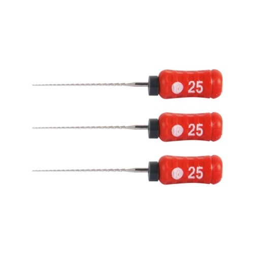 MAILLEFER READY STEEL SENSEUS HEDSTROEM FILE 21mm NR.25 STERIEL ROOD (6st)