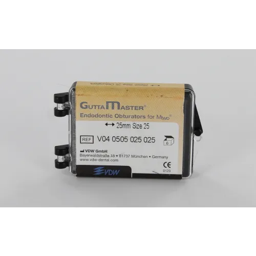 VDW GUTTAMASTER OBTURATORS MTWO 25mm 025 ROOD (6st)