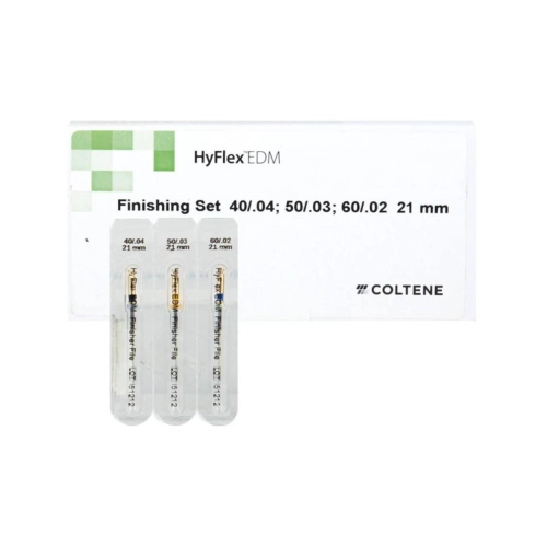 COLTENE ENDO HYFLEX EDM FINISHING FILES SET  21mm (3st/40/.04, 50/.03, 60/.02)