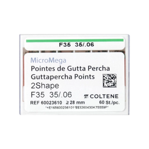 MICROMEGA 2Shape GUTTAPERCHA F35 35/.06 SB (60st) REF 60023610