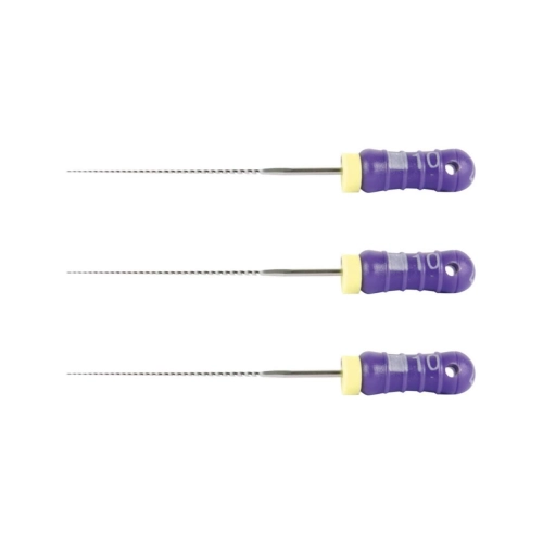 MAILLEFER READY STEEL K-FILES 25mm NR.10 STERIEL PAARS (6st)
