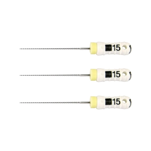 MAILLEFER READY STEEL K-FILES 21mm NR.15 STERIEL WIT (6st)