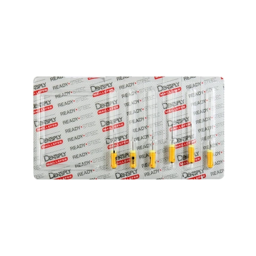 MAILLEFER READY STEEL K-FILES 31mm NR.20 STERIEL GEEL (6st)