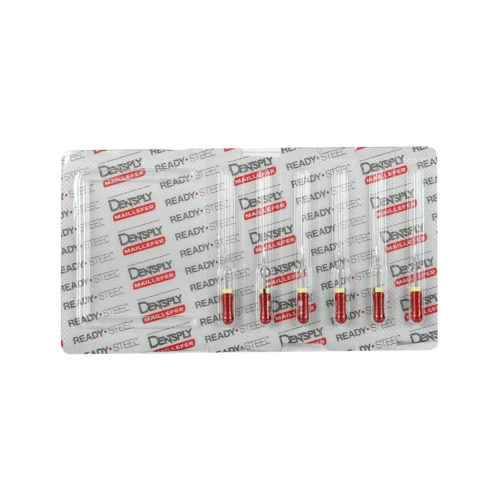 MAILLEFER READY STEEL K-FILES 31mm NR.25 STERIEL ROOD (6st)
