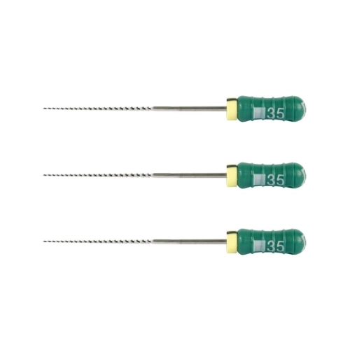 MAILLEFER READY STEEL K-FILES 28mm NR.35 STERIEL GROEN (6st)