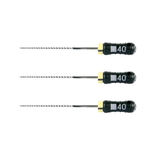 MAILLEFER READY STEEL K-FILES 25mm NR.40 STERIEL ZWART (6st)