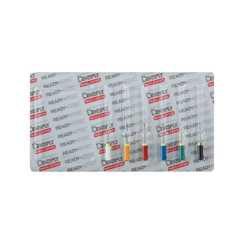 MAILLEFER READY STEEL K-FILES 31mm ASSORTED NR.15-40 STERIEL (6st)
