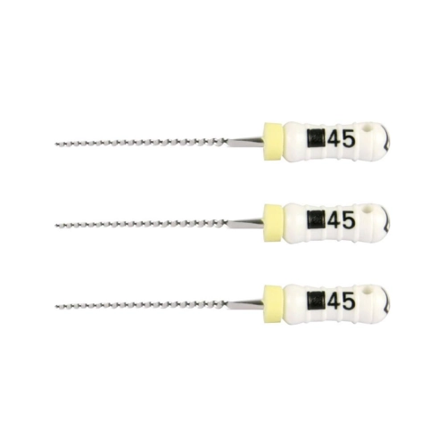 MAILLEFER READY STEEL K-FILES 21mm NR.45 STERIEL WIT (6st)
