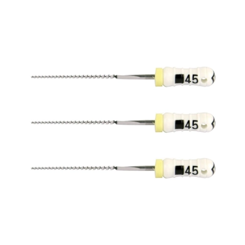 MAILLEFER READY STEEL K-FILES 25mm NR.45 STERIEL WIT (6st)