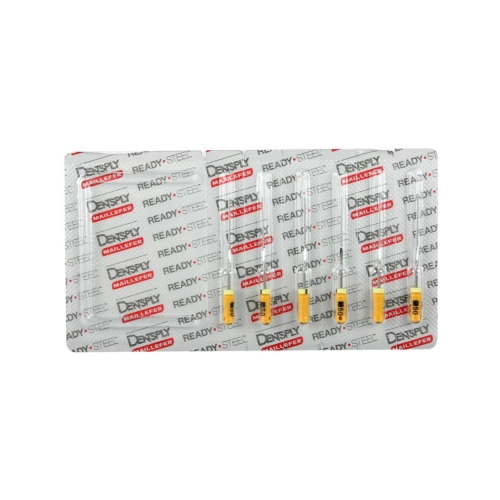 MAILLEFER READY STEEL K-FILES 31mm NR.50 STERIEL GEEL (6st)