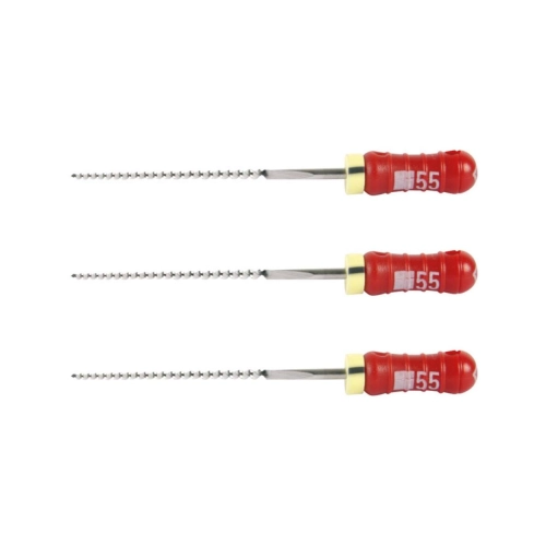 MAILLEFER READY STEEL K-FILES 25mm NR.55 STERIEL ROOD (6st)