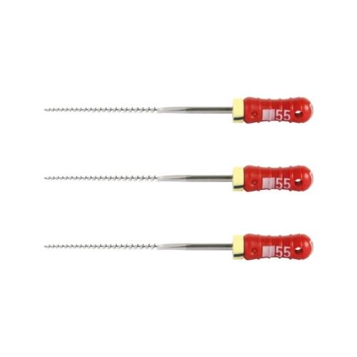 MAILLEFER READY STEEL K-FILES 28mm NR.55 STERIEL ROOD (6st)