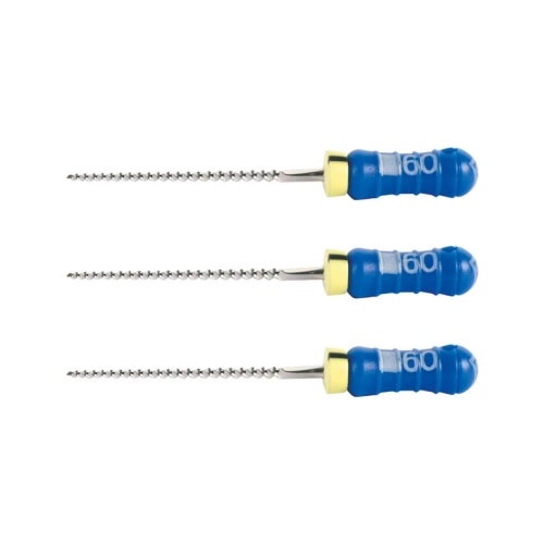 MAILLEFER READY STEEL K-FILES 21mm NR.60 STERIEL BLAUW (6st)