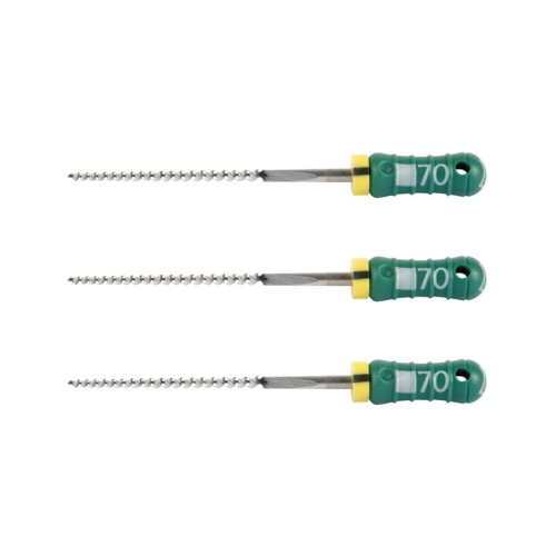 MAILLEFER READY STEEL K-FILES 25mm NR.70 STERIEL GROEN (6st)