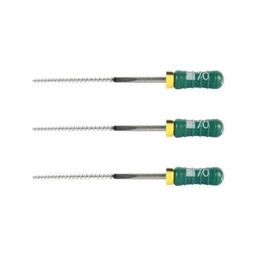 MAILLEFER READY STEEL K-FILES 28mm NR.70 STERIEL GROEN (6st)