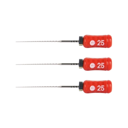 MAILLEFER READY STEEL SENSEUS HEDSTROEMFILES 25mm NR. 25 STERIEL ROOD (6st)
