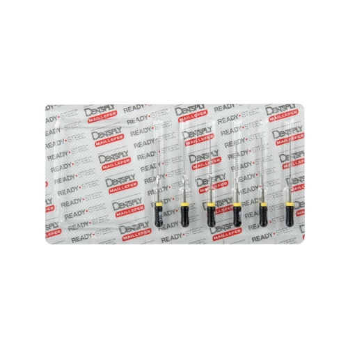 MAILLEFER READY STEEL K-FILES 31mm NR.80 STERIEL ZWART (6st)