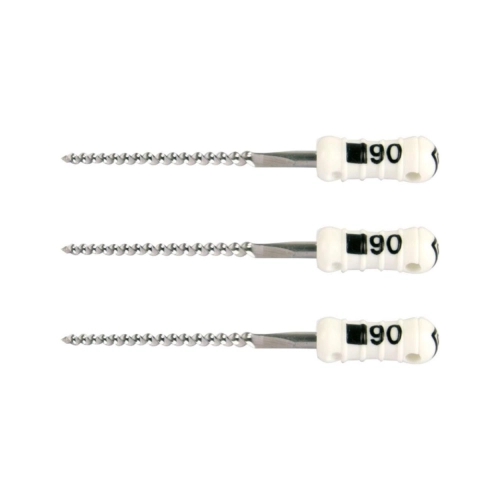 MAILLEFER READY STEEL K-FILES 21mm NR.90 STERIEL WIT (6st)
