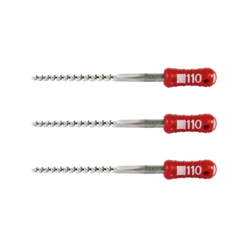 MAILLEFER READY STEEL K-FILES 25mm NR.110 STERIEL ROOD (6st)