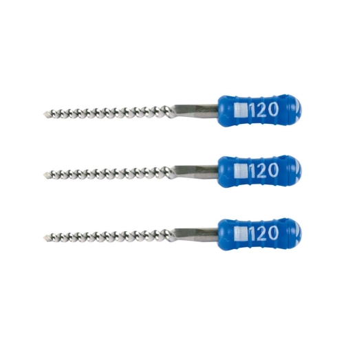 MAILLEFER READY STEEL K-FILES 21mm NR.120 STERIEL BLAUW (6st)