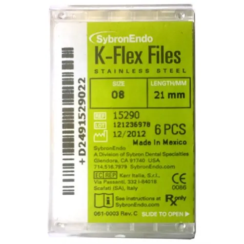 KERR ENDO  K FLEX FILES 21mm GRIJS NR. 08 (6st)