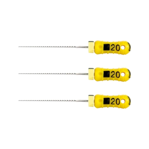 MAILLEFER READY STEEL FLEXO FILES 21mm NR.20 STERIEL GEEL (6st)