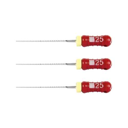 MAILLEFER READY STEEL FLEXO FILES 21mm NR.25 STERIEL ROOD (6st)