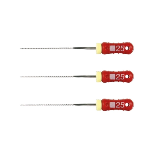 MAILLEFER READY STEEL FLEXO FILES 25mm NR.25 STERIEL ROOD (6st)