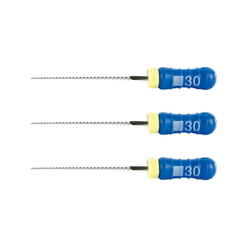 MAILLEFER READY STEEL FLEXO FILES 21mm NR.30 STERIEL BLAUW (6st)