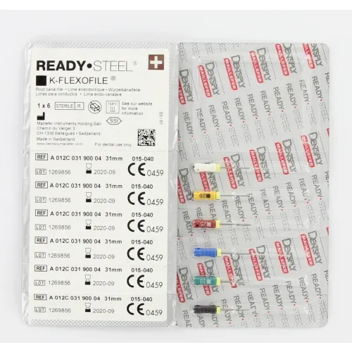 MAILLEFER READY STEEL FLEXO FILES 31mm ASSORTED NR.15-40 STERIEL (6st)