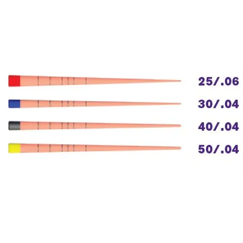 FKG R-MOTION GUTTA PERCHA POINTS 50/.04 GEEL STERIEL (60st)