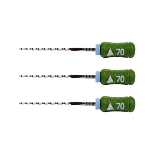 MAILLEFER READY STEEL SENSEUS FLEXOREAMER 25mm NR.70 STERIEL GROEN (6st)