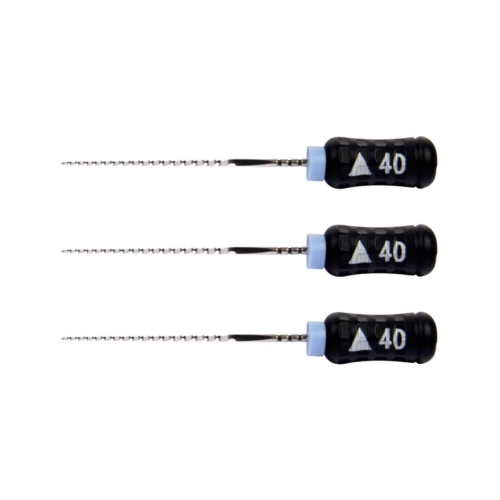 MAILLEFER READY STEEL SENSEUS FLEXOREAMER 25mm NR.40 STERIEL ZWART (6st)