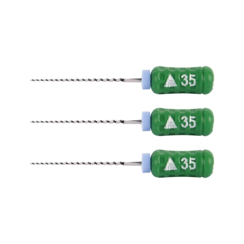 MAILLEFER READY STEEL SENSEUS FLEXOREAMER 21mm NR.35 STERIEL GROEN (6st)