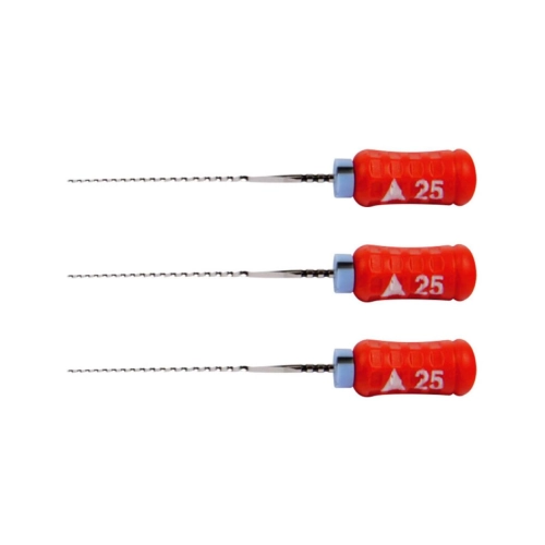 MAILLEFER READY STEEL SENSEUS FLEXOREAMER 25mm NR.25 STERIEL ROOD (6st)