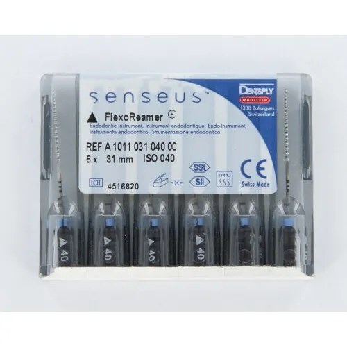 MAILLEFER READY STEEL SENSEUS FLEXOREAMER 31mm NR.40 STERIEL ZWART (6st)