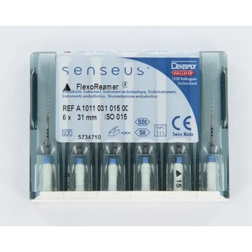 MAILLEFER READY STEEL SENSEUS FLEXOREAMER 31mm NR.15 STERIEL WIT (6st)
