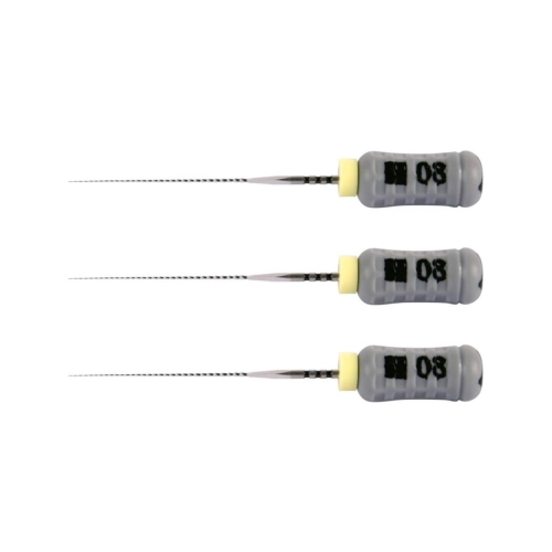 MAILLEFER READY STEEL SENSEUS FLEXOFILE 25mm NR.08 STERIEL GRIJS (6st)