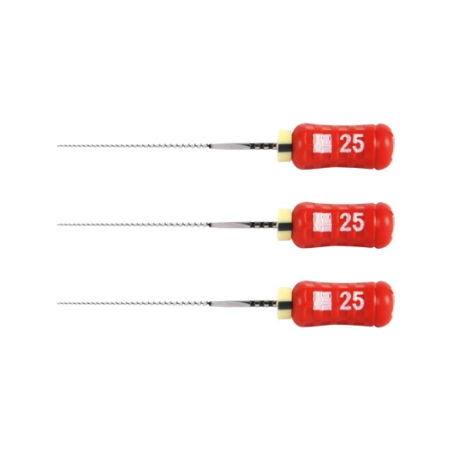 MAILLEFER READY STEEL SENSEUS FLEXOFILE 25mm NR.25 STERIEL ROOD (6st)